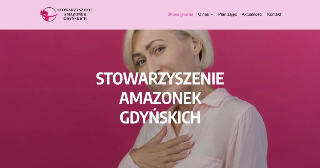 Nowa strona internetowa: Stowarzyszenie Amazonek Gdyńskich