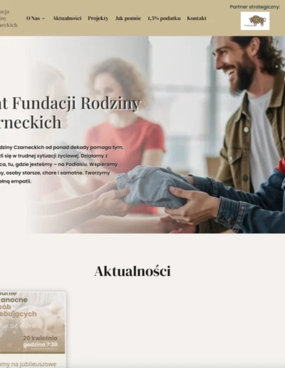 Stworzyliśmy stronę internetową dla kolejnej fundacji 4