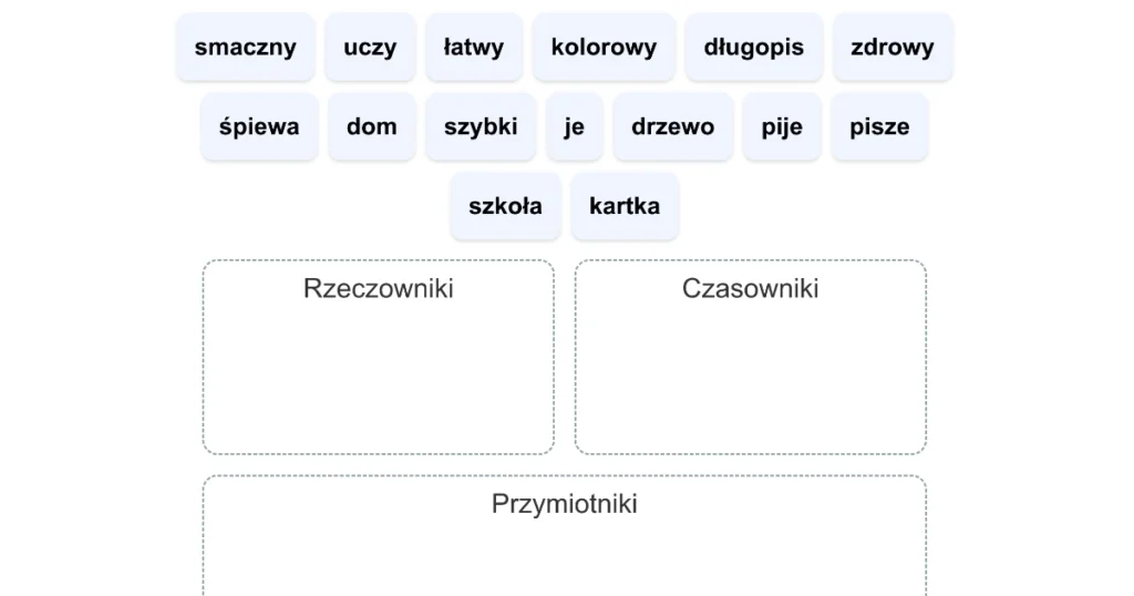 Sortowanie: interaktywne gry edukacyjne do samodzielnego tworzenia