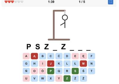 Stwórz własną grę typu „Wisielec” w kilka minut! 1