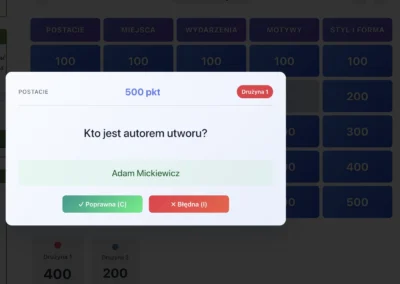 Nowe interaktywne teleturnieje edukacyjne: Va Banque i Milionerzy już dostępne! 3